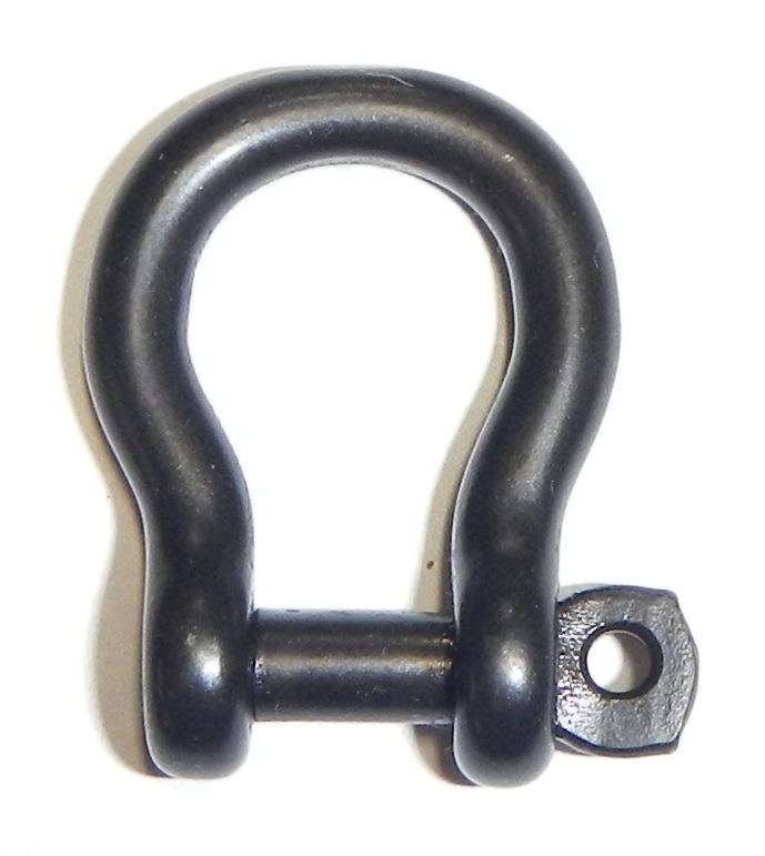 Wichard 5/16" Diameter Bow Shackle w/ Captive Pin - Black