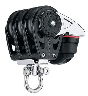 Harken 40mm Triple Swivel Cabro Block w/ Cam Cleat