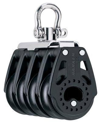 Harken 40mm Quad Swivel Carbo Block