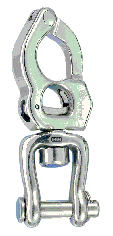 Wichard 5 5/16" Trigger Snap Shackle w/ Swivel Shackle