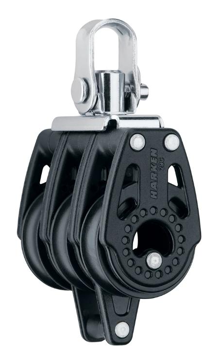 Harken 29mm Triple Swivel Carbo Block w/ Becket