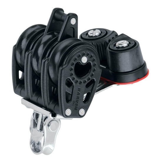 Harken 29mm Triple Carbo Block w/ Cam Cleat & Becket