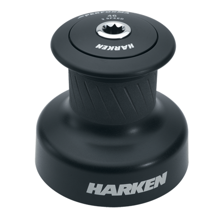 Harken #46 Performa Radial Plain Top Aluminum Two- Speed Winch