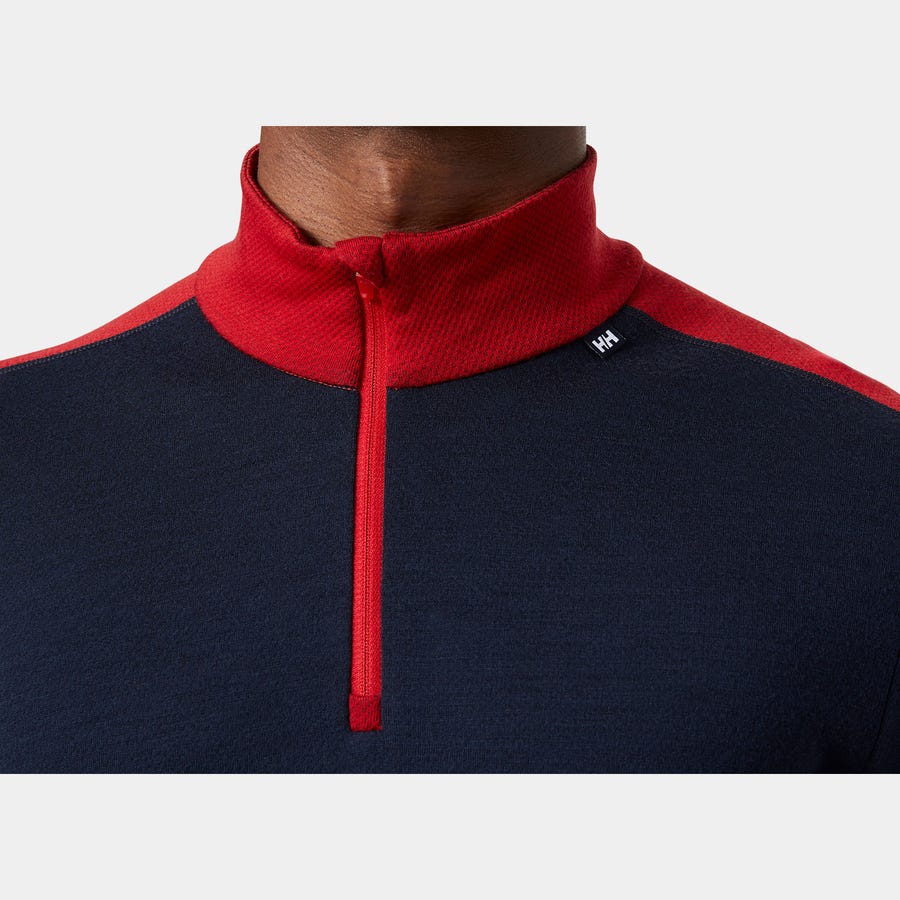 Helly Hansen Men's LIFA® Merino Midweight Half-zip Base Layer