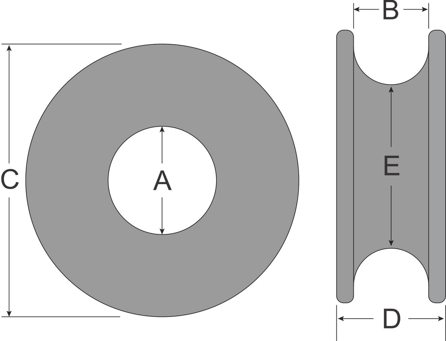 Tylaska 1/2" FR3 Low Friction Ring