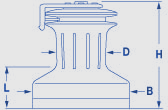 Andersen 72ST Self-Tailing 2 Speed Full Stainless Steel Winch