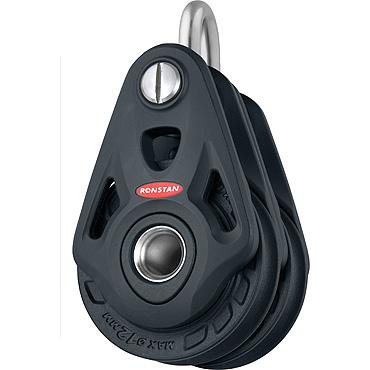 Ronstan 60mm Double, Non-Swivel Head Core Block