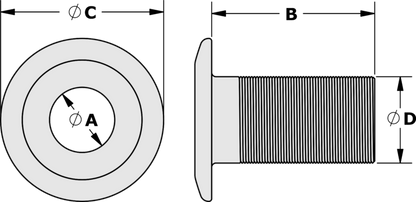 Tylaska RB8-S 8mm Single Rope Bushing